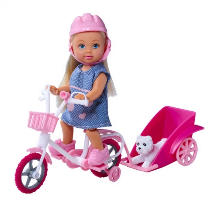 ÇOK SATAN Evi ve Römorklu Bisikleti ve Köpeği 12 cm SMB-105730783