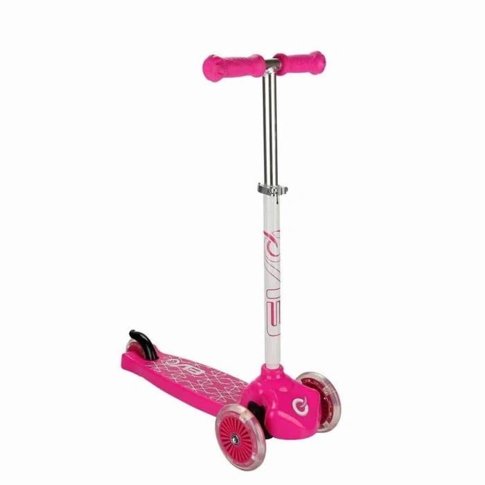 ÇOK SATAN Evo Işıklı 3 Tekerlekli Pembe Scooter