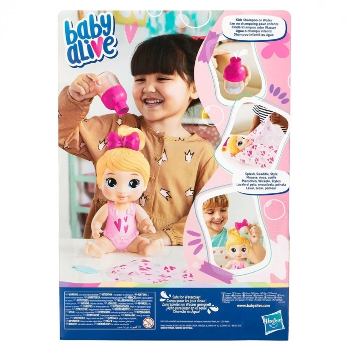 ÇOK SATAN F9119 Baby Alive Şampuan Sevgisi Sarışın Bebek +3 yaş