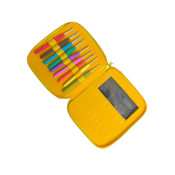 ÇOK SATAN Fermuarlı Yün Tığ Set 2den 6ya Kadar 9 Adet( Renk Stok Durumuna Göre)