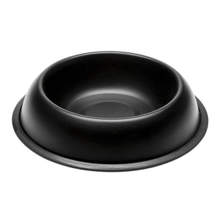 ÇOK SATAN Ferplast Mıra Kc 72 Kaymaz Tabanlı Plastik Köpek Mama ve Su Kabı Siyah 500 Ml