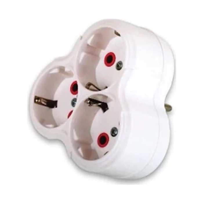 ÇOK SATAN Fetih Üçlü Topraklı Fişli Priz