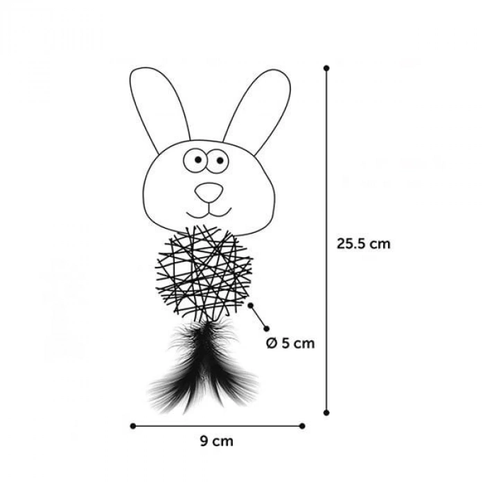 ÇOK SATAN Flamingo Chayenne ve Bear Peluş Kedi Oyuncağı