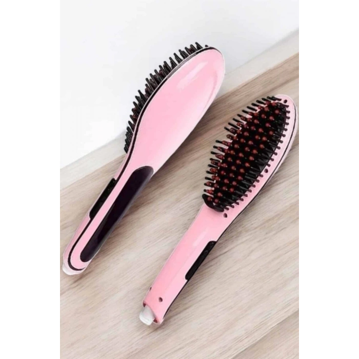 ÇOK SATAN Fön Tarağı Saç Düzleştirici Sıkı Dişli Isı Ayarlı Elektriklenme Karşıtı