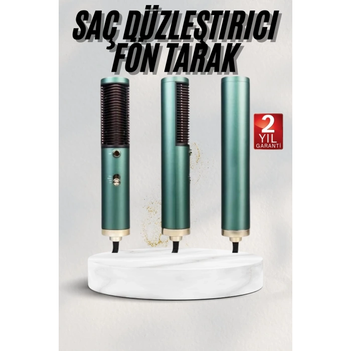 ÇOK SATAN Fön Tarak Saç Düzleştirici Saç Kurutma Makinesi Sıcak Hava Fırçası