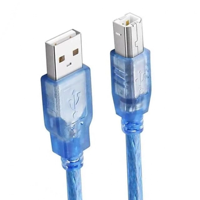 ÇOK SATAN Fully G-534d Şeffaf Mavi Usb 2.0 Yazıcı Kablosu
