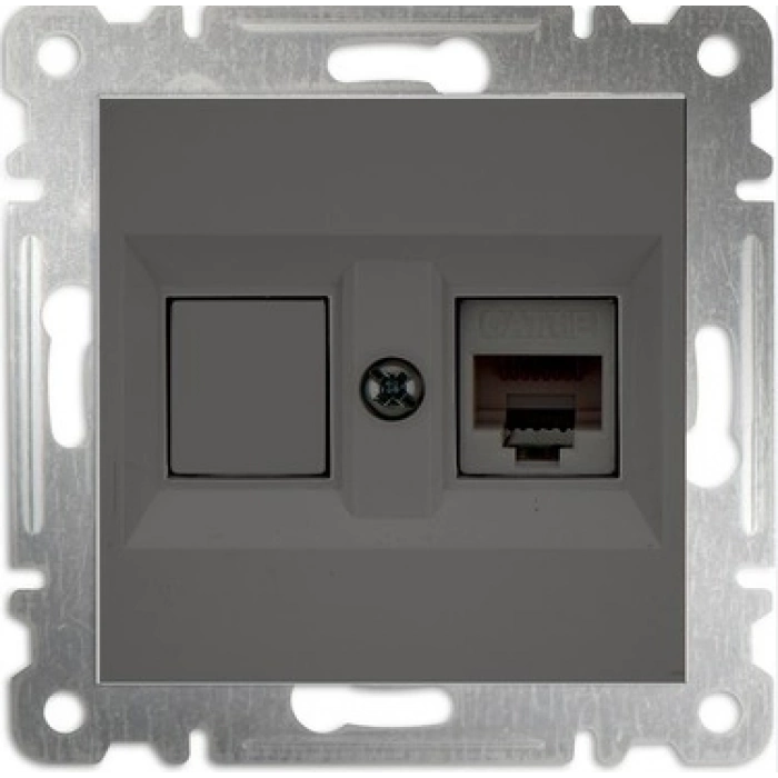 ÇOK SATAN Füme CAT6 Boş Data Prizi