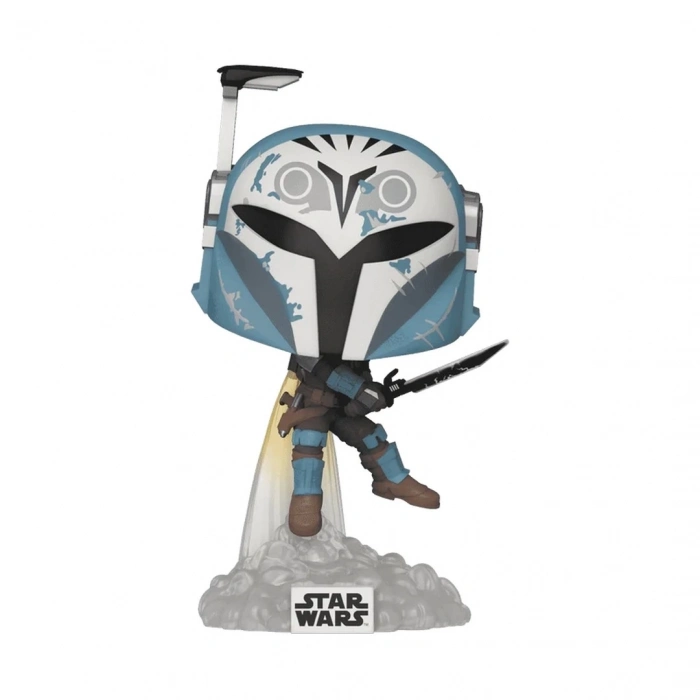ÇOK SATAN Funko POP Star Wars: The Mandalorian-Katan w/Darksaber and Jet Pack