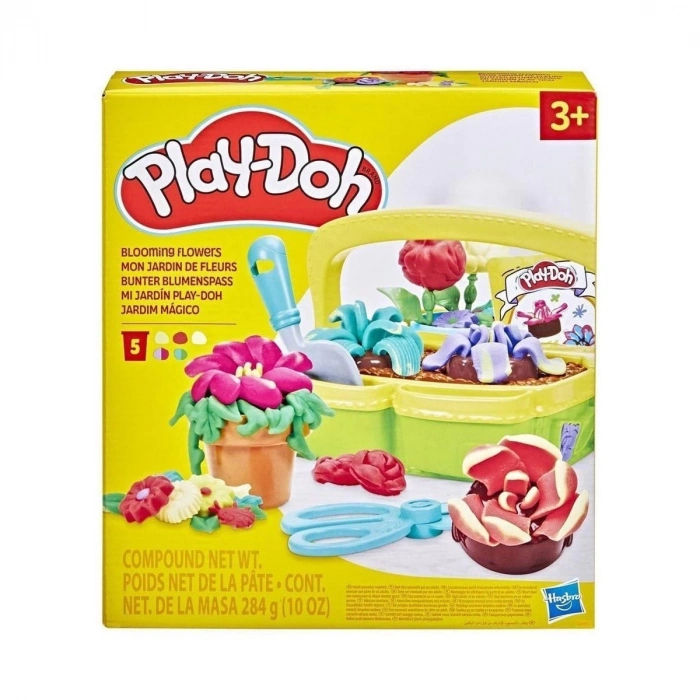 ÇOK SATAN G0492 Play-Doh Renkli Çiçekler Botanik Oyun Seti +3 yaş