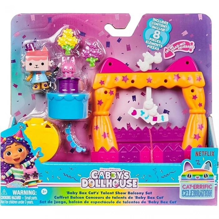 ÇOK SATAN Gabbys Dollhouse Balkon Takımı Figür Set - SPM-6069729 - 1 Adet Stokta Olan Gönderilir