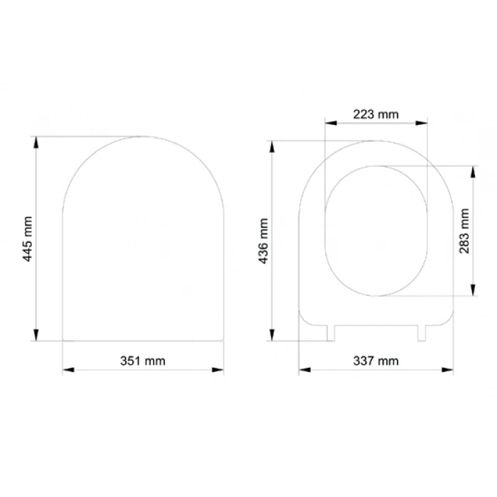 ÇOK SATAN Gala Slim Model Yavaş Kapanan Amortisörlü Klozet Kapağı Ultra İnce Tasarım