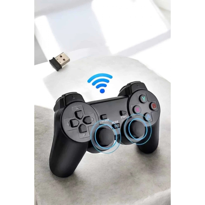 ÇOK SATAN Game Stick 2000 Oyunlu 2.4G Kablosuz Çift Kol Yüksek Hassasiyetli Wireless