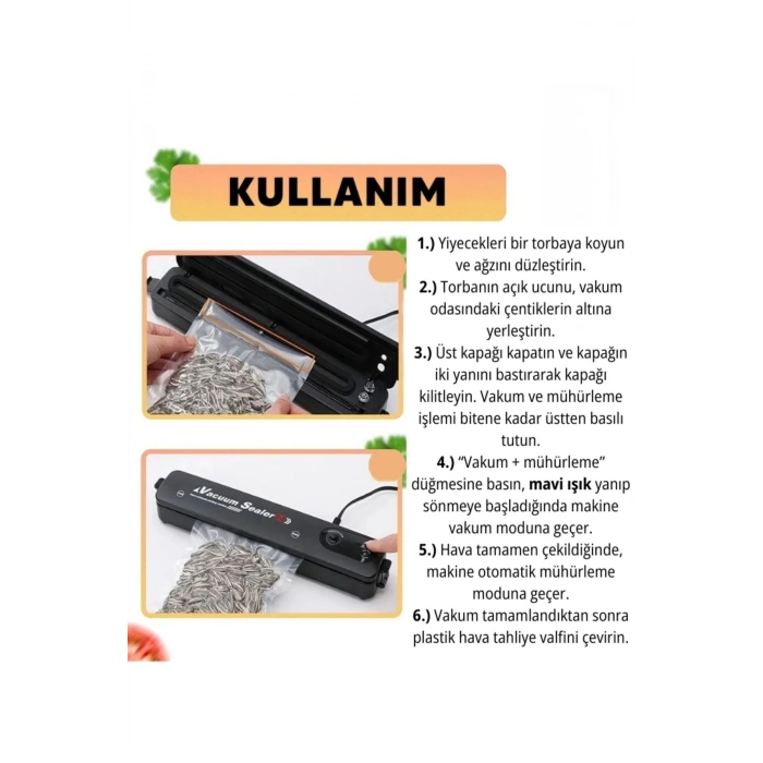 ÇOK SATAN Gıda Vakum Ve Mühürleme Makinesi- Yiyecek Tazeliği Koruma Ev Ve Restoran İçin