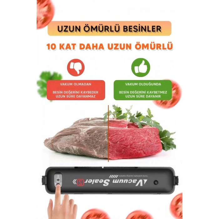 ÇOK SATAN Gıda Vakum Ve Mühürleme Makinesi- Yiyecek Tazeliği Koruma Ev Ve Restoran İçin