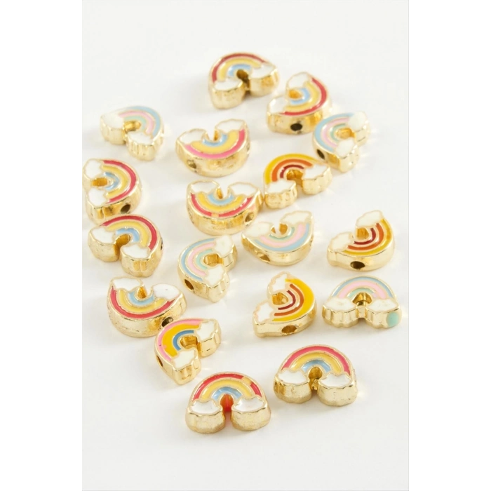 ÇOK SATAN Gökkuşağı Mineli Bileklik ve Kolye Ucu Aparatı 1 Adet