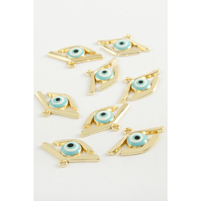 ÇOK SATAN Göz Tek Kulplu Mineli Bileklik ve Kolye Ucu Aparatı 1 Adet