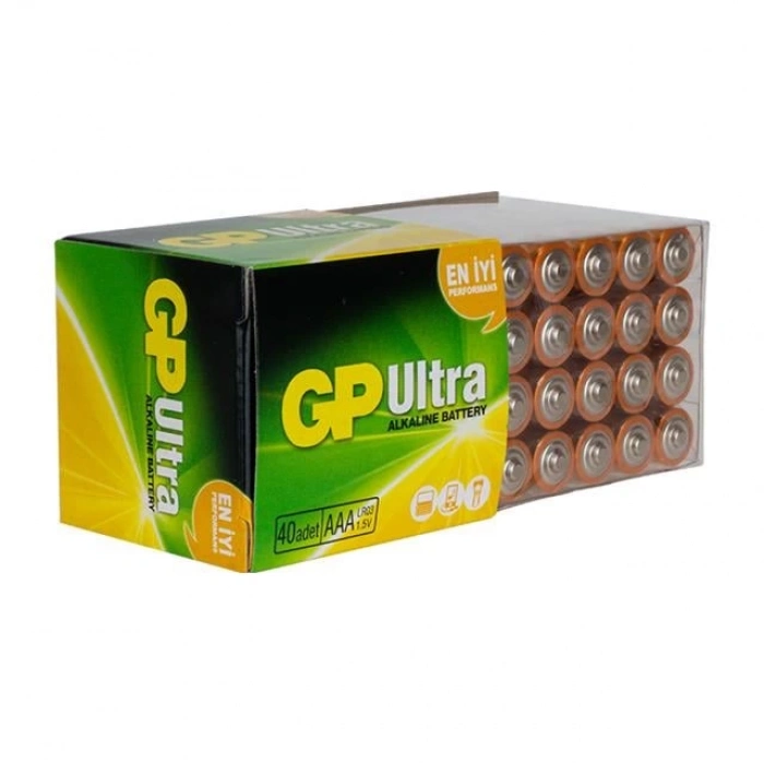 ÇOK SATAN Gp 24au R03 Ultra Alkalin İnce Kalem Aaa 40‘lı Paket