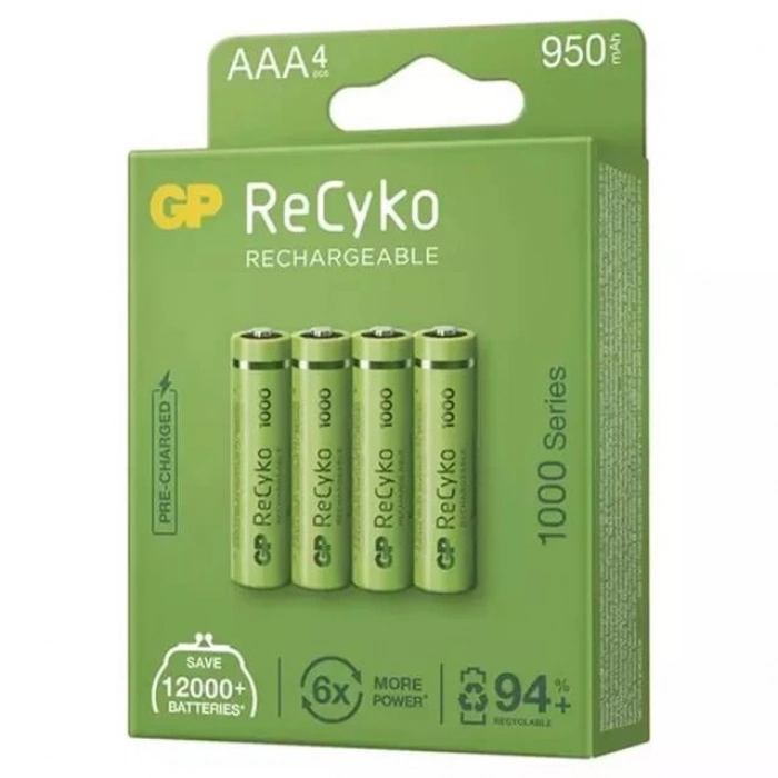 ÇOK SATAN Gp Recyko 950 Mah Aaa 4lü Şarjlı İnce Kalem  Pil Gp100aaahce-2eb4 (gprhc103e001)
