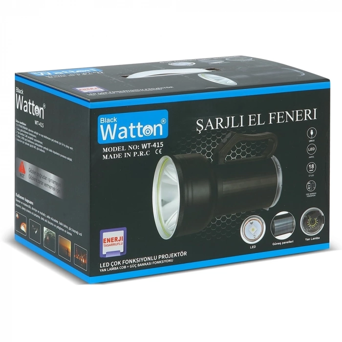 ÇOK SATAN Gt Led Taşınabilir Güneş Solar Ledli Fener  Wt-415