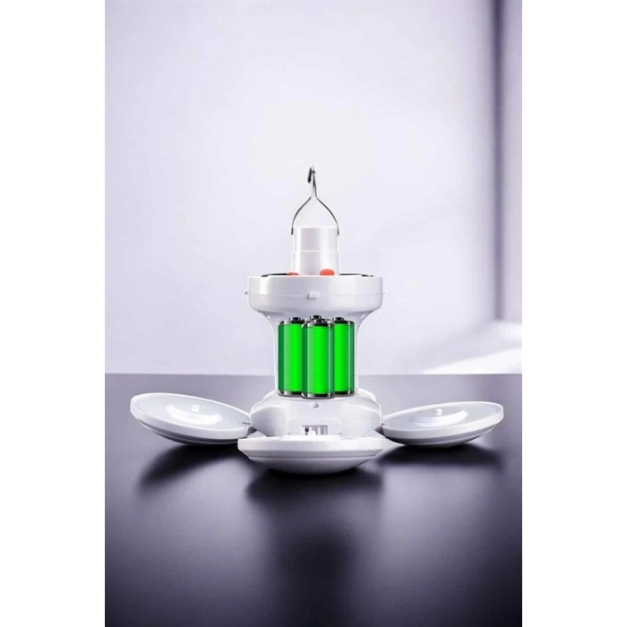 ÇOK SATAN Güneş Enerjili Solar Aydınlatma Kamp Çadır Lambası Şarjlı Ampül Led Şarjlı El Feneri Işıldak