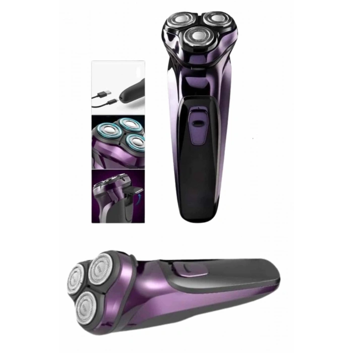 ÇOK SATAN Günlük Kullanıma Uygun Profesyonel Tıraş Makinesi Döner Başlıklı