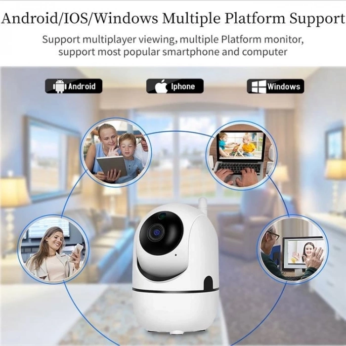 ÇOK SATAN Hafıza Kartlı Wifi Akıllı Kamera Hareket Algılamalı Gece Görüşlü Bebek Kamera