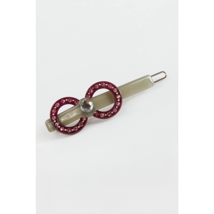 ÇOK SATAN Halka Taşlı Pens Toka