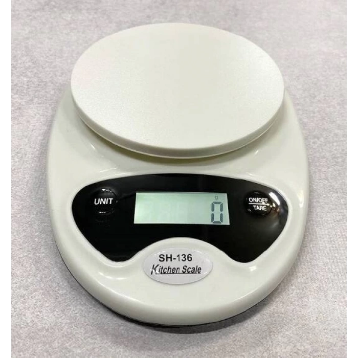 ÇOK SATAN Hazneli Mutfak Terazisi Sh-136 - 5 Kg Hassas Dijital Tartı