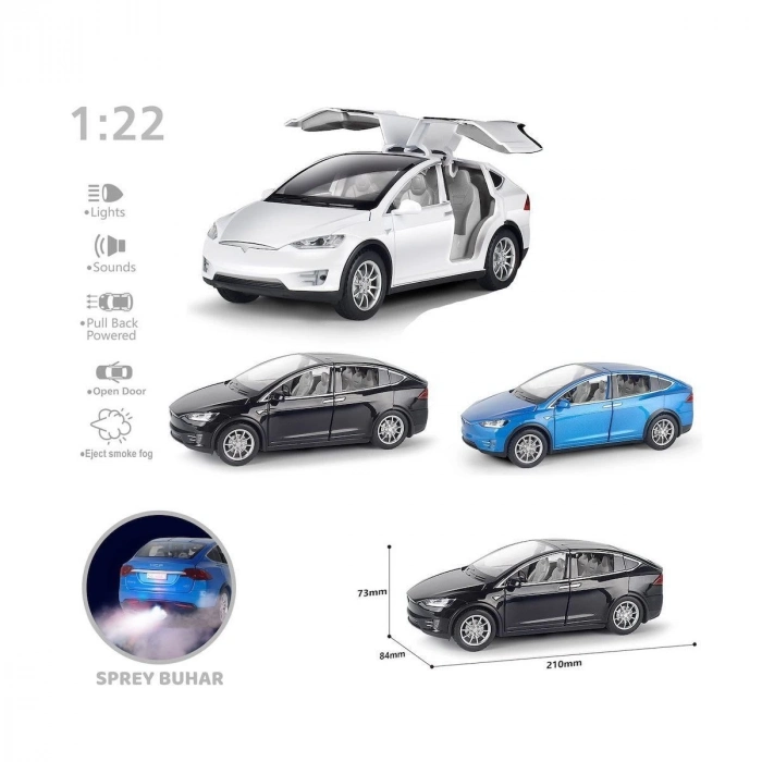 ÇOK SATAN HCL-511A Çek Bırak 1:22 Sesli Ve Işıklı Buharlı Tsl Metal Araba -1 adet fiyatıdır