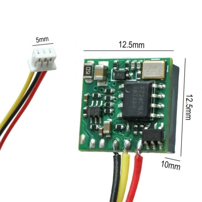 ÇOK SATAN Hello Hl-19305 800tvl 1/4 Mt499 Sensör Mini Kamera 3.6mm 1280x960p 12x12x10mm
