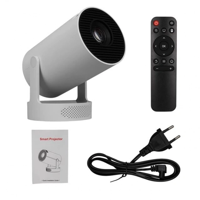 ÇOK SATAN Hello Hy300pro Android 11 Akıllı Led Ayarlanabilir Projeksiyon Fhd Kablosuz Görüntü Aktarım Destekli Ev Sinema Sistemi