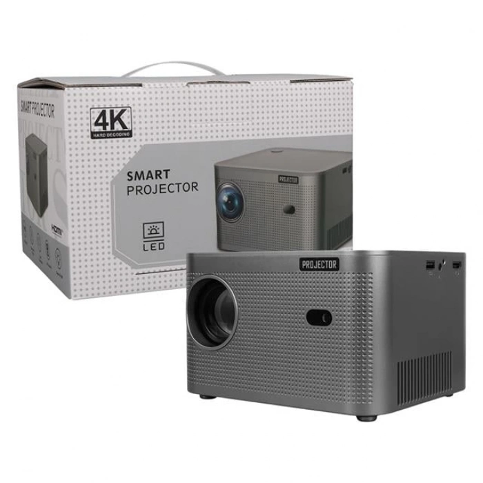 ÇOK SATAN Hello Hy350 Sesli Komutlu Android 11 Akıllı Led Projeksiyon Fhd Kablosuz Görüntü Aktarım Destekli Ev Sinema Sistemi