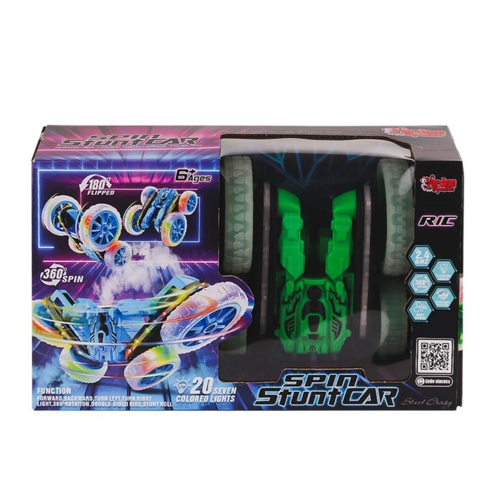 ÇOK SATAN HG-4-45 Kumandalı Işıklı Buharlı Stunt Spin Araba -Vardem Oyuncak