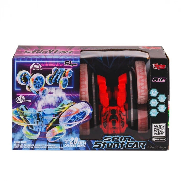 ÇOK SATAN HG-4-45 Kumandalı Işıklı Buharlı Stunt Spin Araba -Vardem Oyuncak
