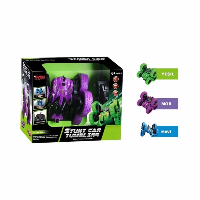 ÇOK SATAN HG6-03 Kumandalı Şarjlı 2.4 Ghz 6 Teker Akrobat Araba