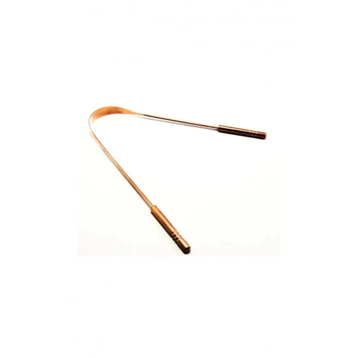 ÇOK SATAN Hijyenik Dil Kazıyıcı Temizleme Dil Sıyırıcı Dil Temizleyici Bakır Hilal