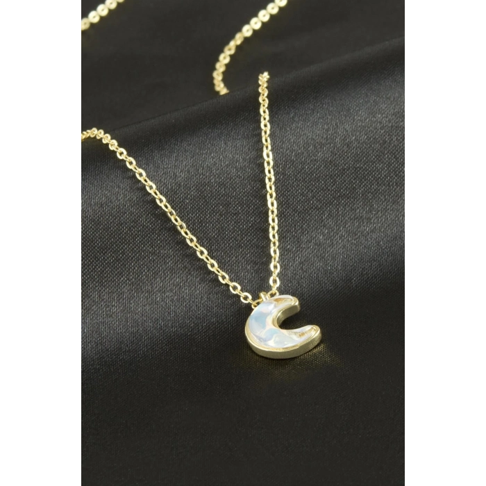 ÇOK SATAN Hilal Cam Kolye