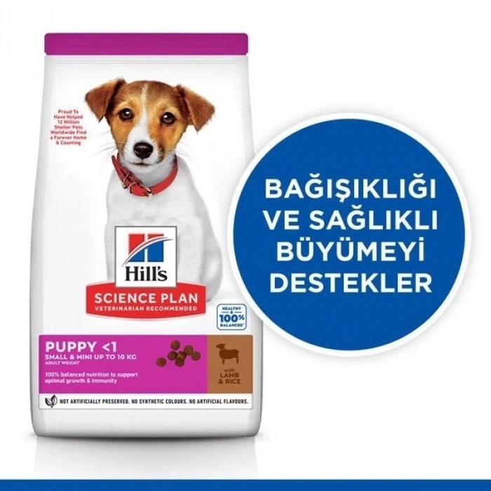 ÇOK SATAN Hills Puppy Small & Mini Kuzu Etli Küçük Irk Yavru Köpek Maması 6 Kg