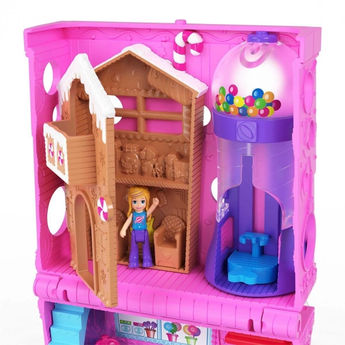 ÇOK SATAN HNB03 Polly Pocket Pollyville Şeker Dükkanı Oyun Seti