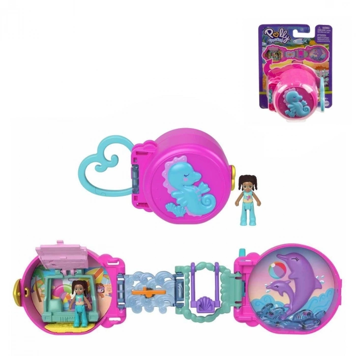 ÇOK SATAN HRD73 Polly Pocket Sevimli Hayvancık Temalı Mini Oyun Setleri