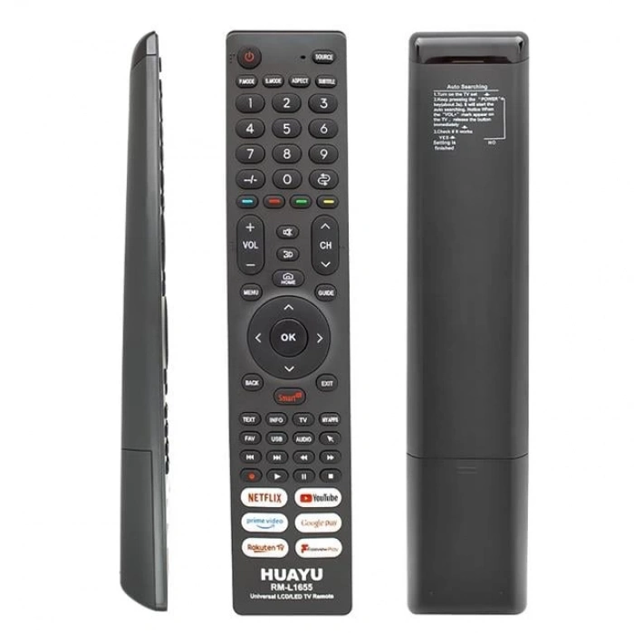 ÇOK SATAN Huayu Rm-l1655 Netflix-youtube-prime Video-google Play Tuşlu Universal Lcd Led Tv Kumandası