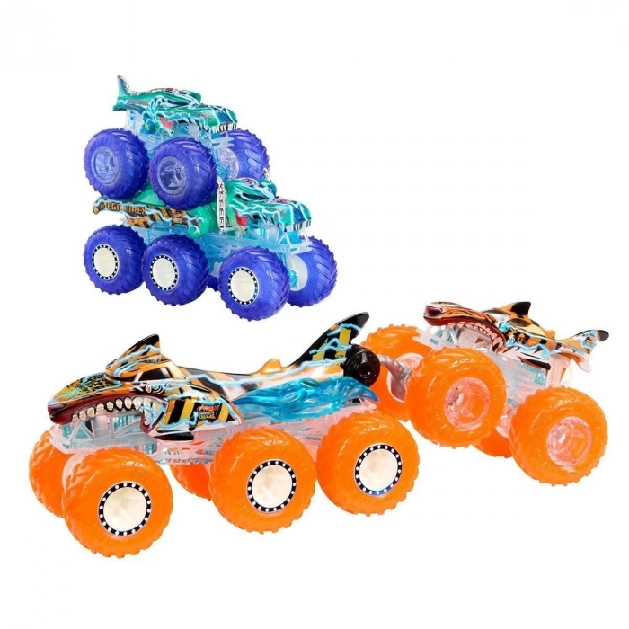 ÇOK SATAN HYJ29 Hot Wheels Monster Trucks Power Smashers Çoklu Paket
