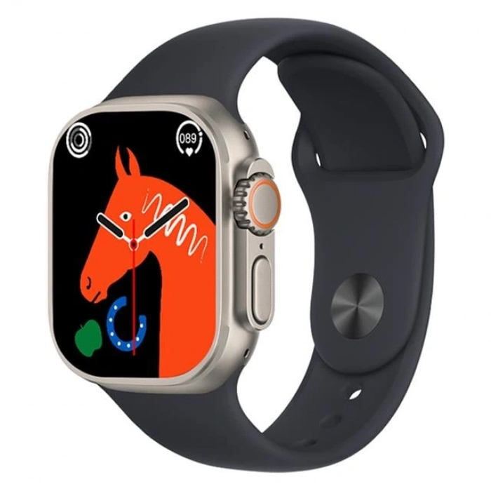 ÇOK SATAN Hytech Ss1 Watch Ios Ve Android Uyumlu Mactive 2.05 İnç Geniş Ekranlı Siyah Akıllı Saat