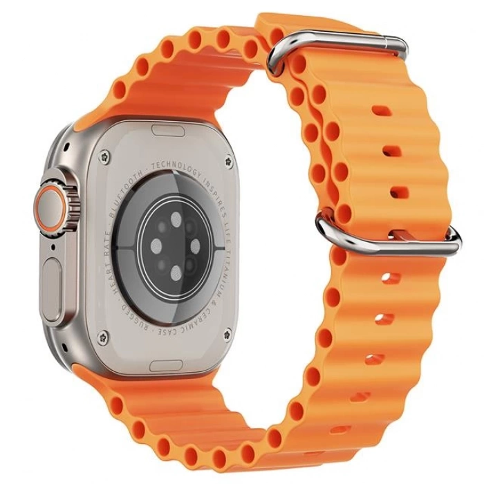 ÇOK SATAN Hytech W69 Watch Ios Ve Android Uyumlu Mactive 2.05 İnç Geniş Ekranlı Turuncu Akıllı Saat