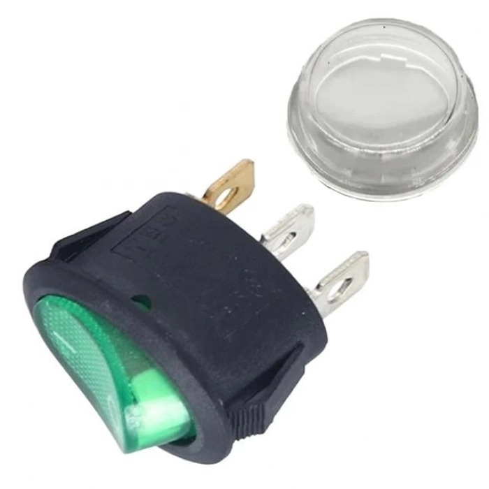 ÇOK SATAN Ic-134a Yuvarlak Işıklı Su Geçirmez Kılıflı 3p On-off Anahtar