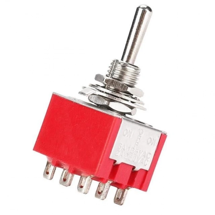 ÇOK SATAN Ic-148b  9 Pin On-off Ø6mm Toggle Switch Mts-303