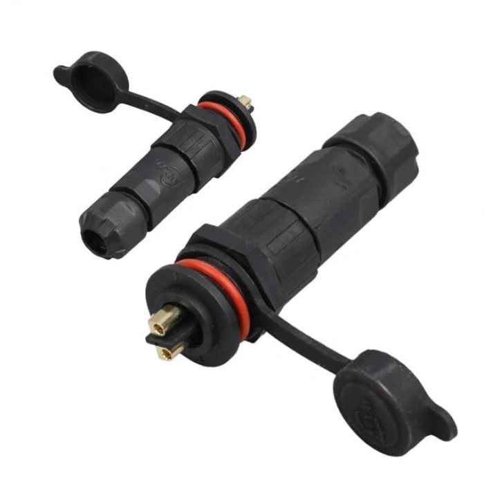 ÇOK SATAN Ic-266m 16mm Su Geçirmez Konnektör Şase Seyyar Takım 2 Pin