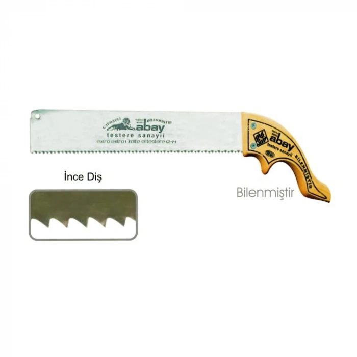 ÇOK SATAN İnce Diş Zıvana El Testere 12 No - Ahşap Sap