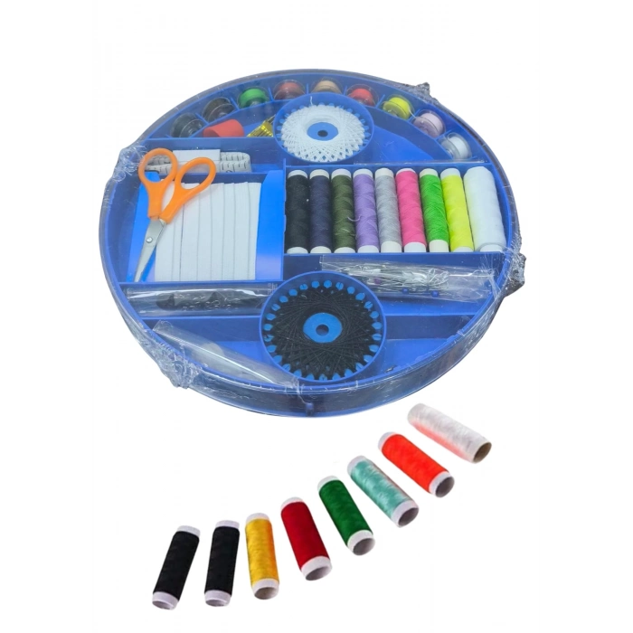 ÇOK SATAN İplik Set Yuvarlak Plastik Dikiş Seti