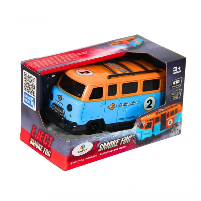 ÇOK SATAN Işıklı Sesli Duman Çıkaran Sürtmeli Minibüs LDP-2A